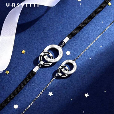 0.22m 0.1oz Sterling Silver Jewelry Sets Silver Kette und Armband-Satz ODM