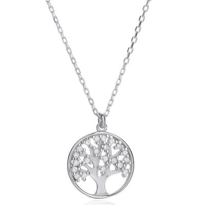 10 Baum des Gramm-0.02m Zirkon-Halskette der Leben-der hängenden Halsketten-Hochzeits-5A