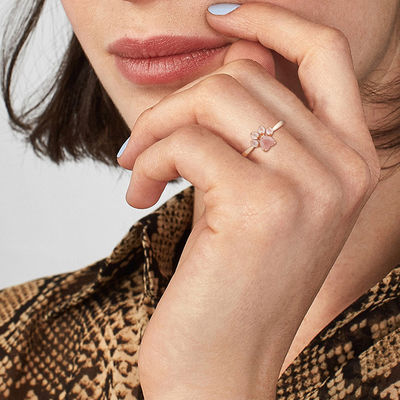 0.9cm Goldkatze Greifer-Ringe 2,05 Gramm Sterling Silver Jewelry Ringss 10k