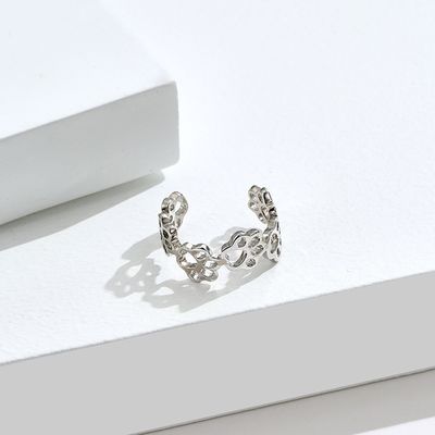 Männer der Haustier-Tatzen-S925 Sterling Silver Opening Ring Fashion und Frauen-Ringe