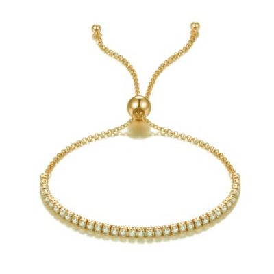Tennis Sterling Silver Slider Bracelets