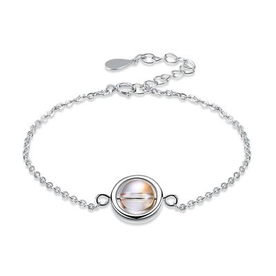 9.45in 0.08oz Sterling Silver Slider Bracelets Lead freier 925 Sterling Silver Bracelet SGS