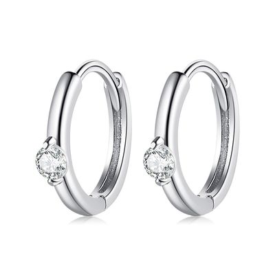 0.08oz 2,3 Gramm-Sterling Silver Jewelry Earrings Festival-Grün-Band-Ohrring ODM