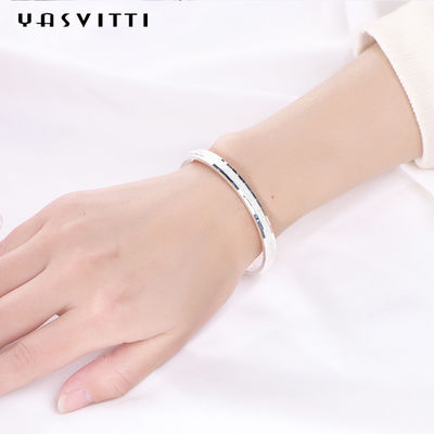 Charme-Armband S925 echten Silbers 0.08oz 2in das justierbare Armband Soem-Frauen
