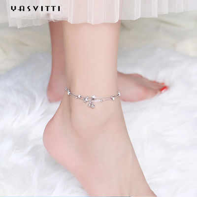 0.99m 0.14oz Sterling Silver Jewelry Bracelets CZ vier Blatt Rose Gold Bracelet