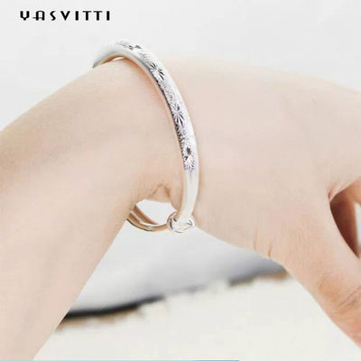 9.84in 0.16oz Sterling Silver Jewelry Bracelets Push das justierbare Armband der Zug-Frauen