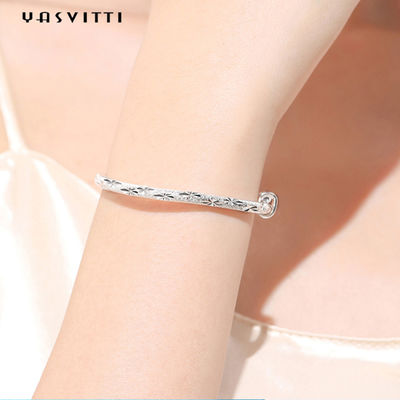 9.84in 0.16oz Sterling Silver Jewelry Bracelets Push das justierbare Armband der Zug-Frauen