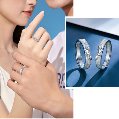 18.33mm 2,6 einfaches Silberhochzeit-Band Gramm-Sterling Silver Jewelry Ringss S990