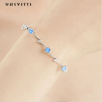 Armband-Armband SGS 0.14oz 0.2m Sterling Silver Jewelry Bracelets Fiancée justierbarer