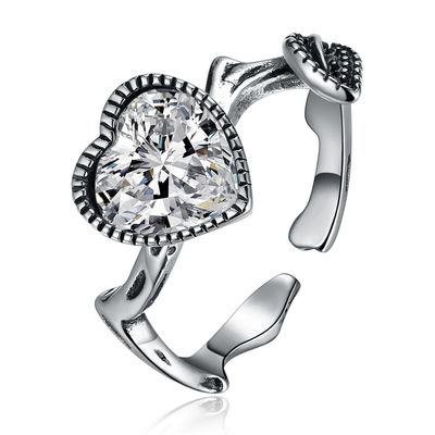 Ring Weißgold 18K Moissanite Ring Custom Sterling Silver Diamond