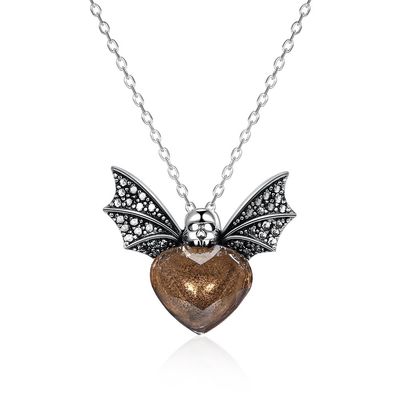 1.48ft 3.93g Sterling Silver Jewelry Sets 14K Gold überzogene Bienen-hängende Halskette