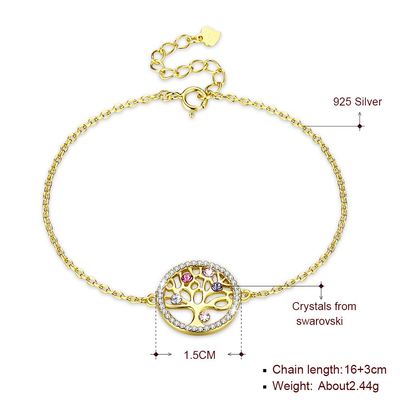 Baum des Lebens Sterling Silver Jewelry Bracelets