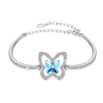 Schmetterling Sterling Silver Slider Bracelets