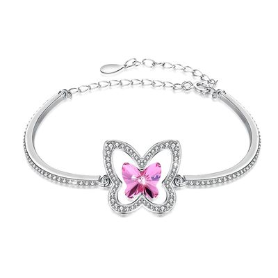 Schmetterling Sterling Silver Slider Bracelets
