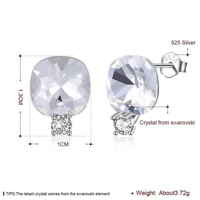 Multi Farbe Sterling Silver Jewelry Earrings