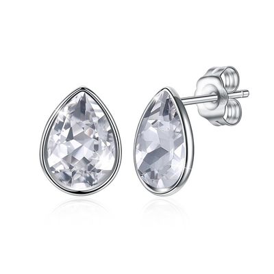 Frauen-Rosa Sterling Silver Jewelry Earrings