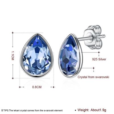 Frauen-Rosa Sterling Silver Jewelry Earrings