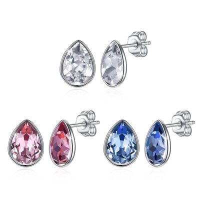 Frauen-Rosa Sterling Silver Jewelry Earrings