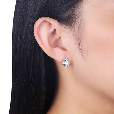 Frauen-Rosa Sterling Silver Jewelry Earrings