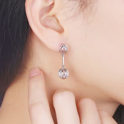 Steinohrringe 0.12oz 2.8X0.8cm Sapphire Stud Earrings Alloy Zircon