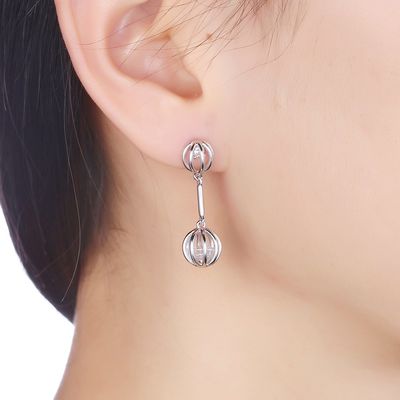 Steinohrringe 0.12oz 2.8X0.8cm Sapphire Stud Earrings Alloy Zircon