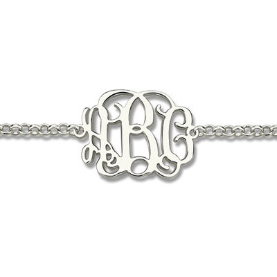 7.48in 0.42oz Sterling Silver Personalized Name Bracelets silbernes Namensschild-Armband-ODM