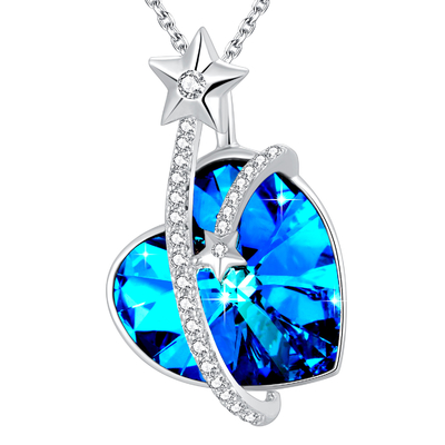 0.79x0.98in Modeschmuck für Frauen-Schmuck für Frauen gerade Wanna Love U Babe Heart Necklace