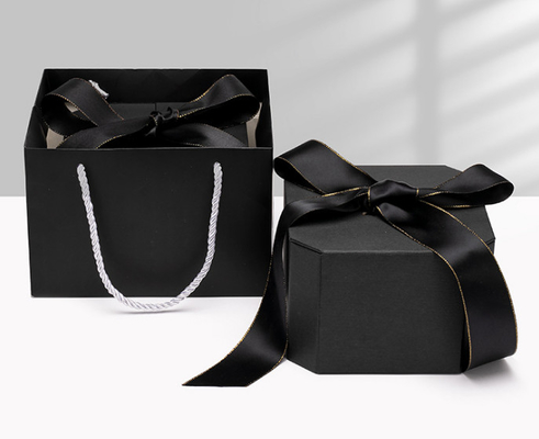 Schwarze Rose Flower Gift Jewelry Box 0,406 Kilogramm für Halsketten-Ohrring-Ring